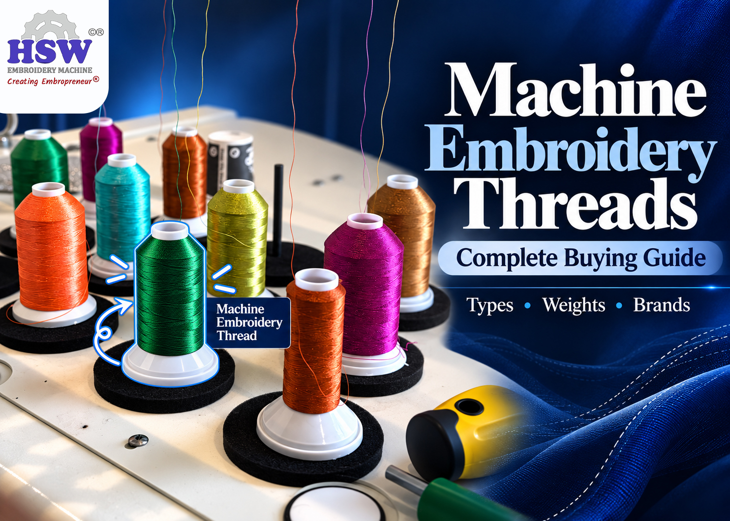 Machine Embroidery Threads Guide